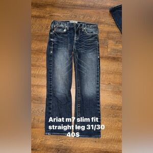 Ariat m7 slim fit straight leg 31/30